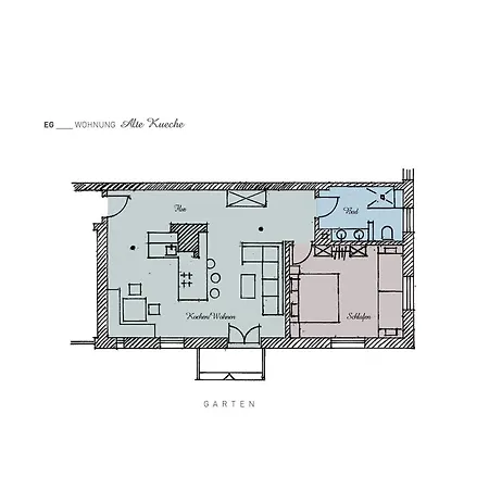 Rosinas - Alte Kueche דירה